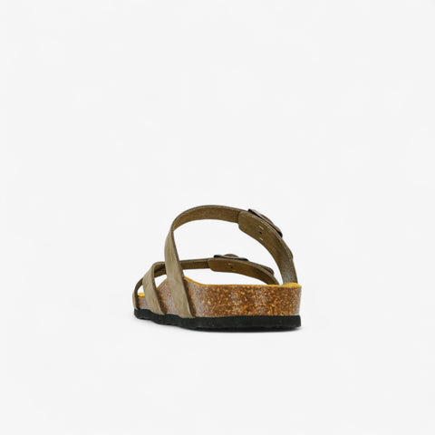Bombay Womens Sandal - Kaki Nobuck (nubuck)