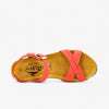 Final Wedge Womens Sandal - Coral Nobuck (nubuck)