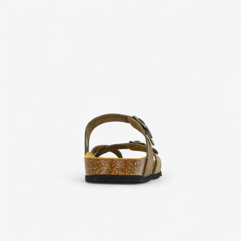 Bombay Womens Sandal - Kaki Nobuck (nubuck)