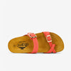 Bombay Platform Womens Sandal - Coral Nobuck (nubuck)