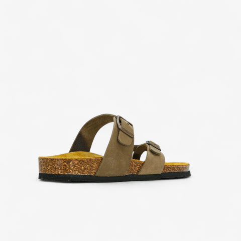 Bombay Womens Sandal - Kaki Nobuck (nubuck)