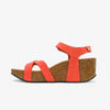 Final Wedge Womens Sandal - Coral Nobuck (nubuck)