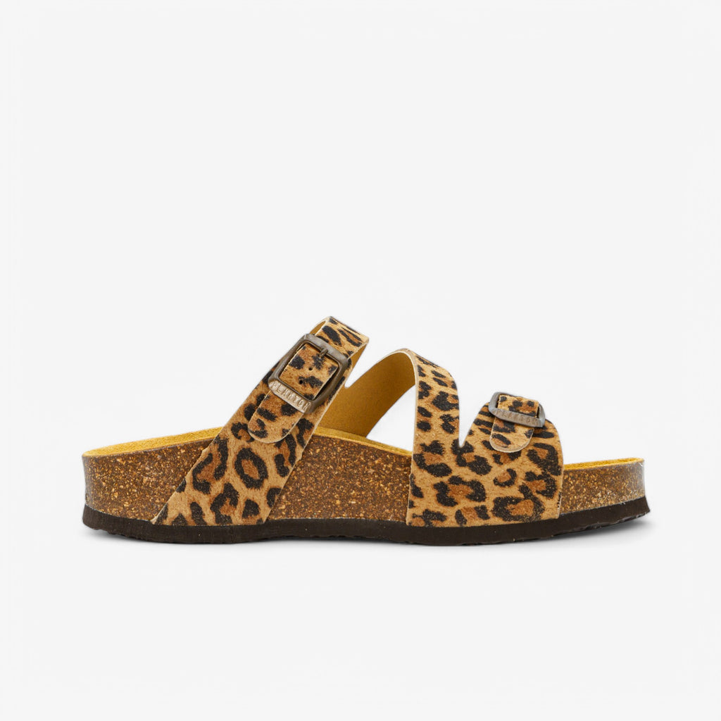 Bolino Platform Womens Sandal - Leopard Print Apure (leather)