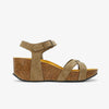 Final Wedge Womens Sandal - Kaki Nobuck (nubuck)