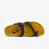 Bombay Womens Sandal - Negro Nobuck (nubuck)