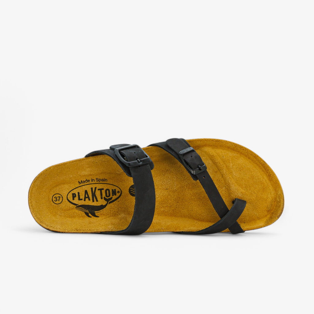 Bombay Womens Sandal - Negro Nobuck (nubuck)