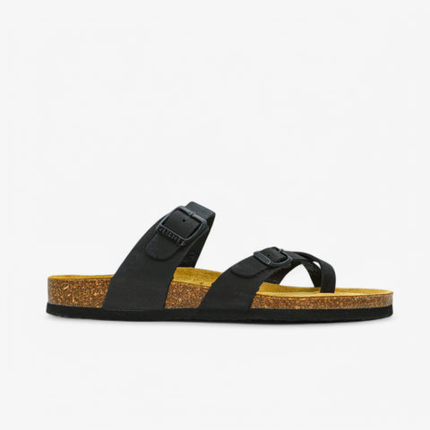 Bombay Womens Sandal - Negro Nobuck (nubuck)