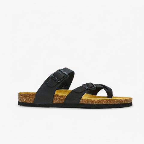 Bombay Womens Sandal - Negro Nobuck (nubuck)