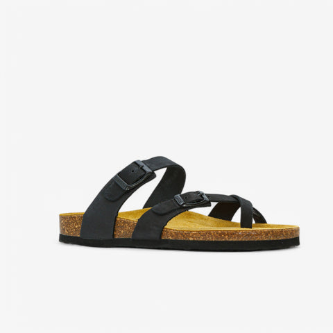 Bombay Womens Sandal - Negro Nobuck (nubuck)