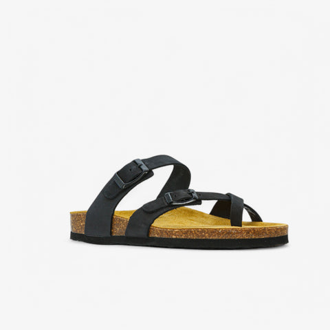 Bombay Womens Sandal - Negro Nobuck (nubuck)
