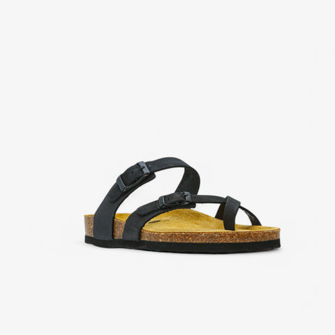 Bombay Womens Sandal - Negro Nobuck (nubuck)