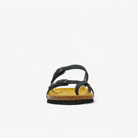Bombay Womens Sandal - Negro Nobuck (nubuck)