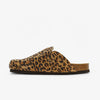 Blogg Womens Clog - Leopard Print Afelpado (suede)