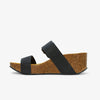 Rock Wedge Womens Sandal - Negro Nobuck (nubuck)