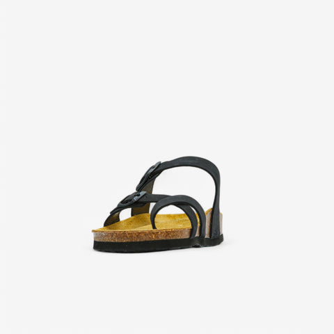 Bombay Womens Sandal - Negro Nobuck (nubuck)