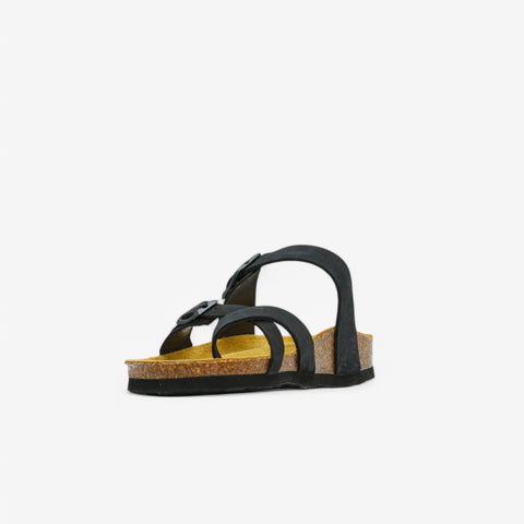 Bombay Womens Sandal - Negro Nobuck (nubuck)