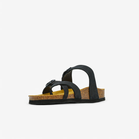 Bombay Womens Sandal - Negro Nobuck (nubuck)