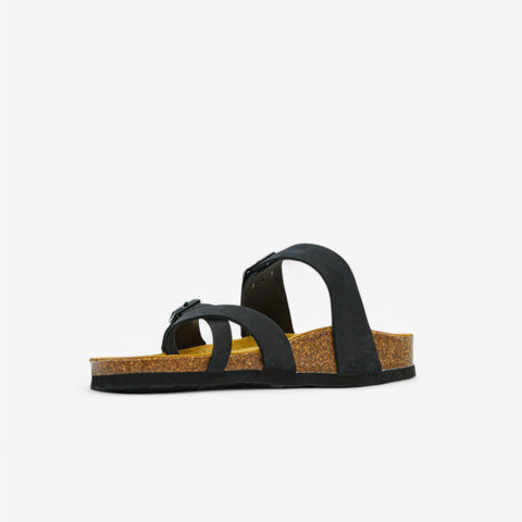 Bombay Womens Sandal - Negro Nobuck (nubuck)
