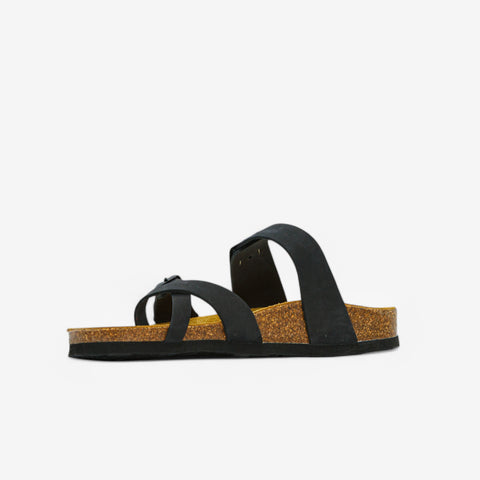 Bombay Womens Sandal - Negro Nobuck (nubuck)