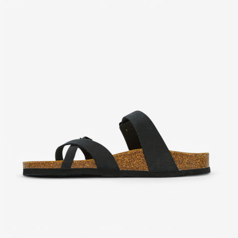 Bombay Womens Sandal - Negro Nobuck (nubuck)