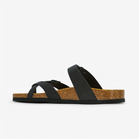 Bombay Womens Sandal - Negro Nobuck (nubuck)