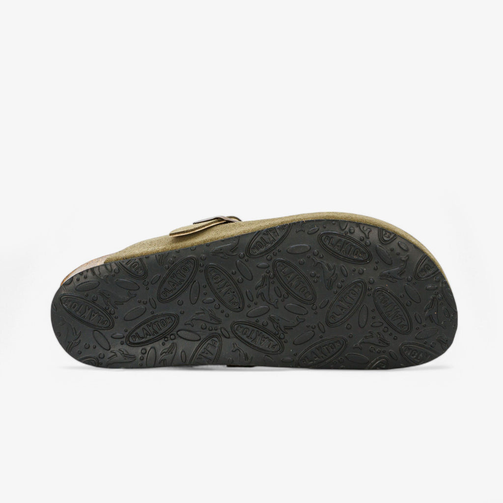 Blogg Womens Clog - Light Kaki Afelpado (suede)
