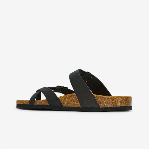 Bombay Womens Sandal - Negro Nobuck (nubuck)