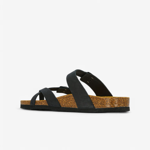 Bombay Womens Sandal - Negro Nobuck (nubuck)
