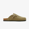 Blogg Womens Clog - Light Kaki Afelpado (suede)