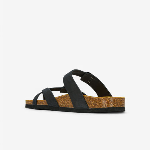 Bombay Womens Sandal - Negro Nobuck (nubuck)
