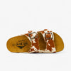 Beta Platform Womens Sandals - Cow Print Cuero (pony hair)