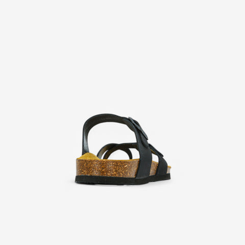 Bombay Womens Sandal - Negro Nobuck (nubuck)