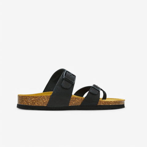 Bombay Womens Sandal - Negro Nobuck (nubuck)