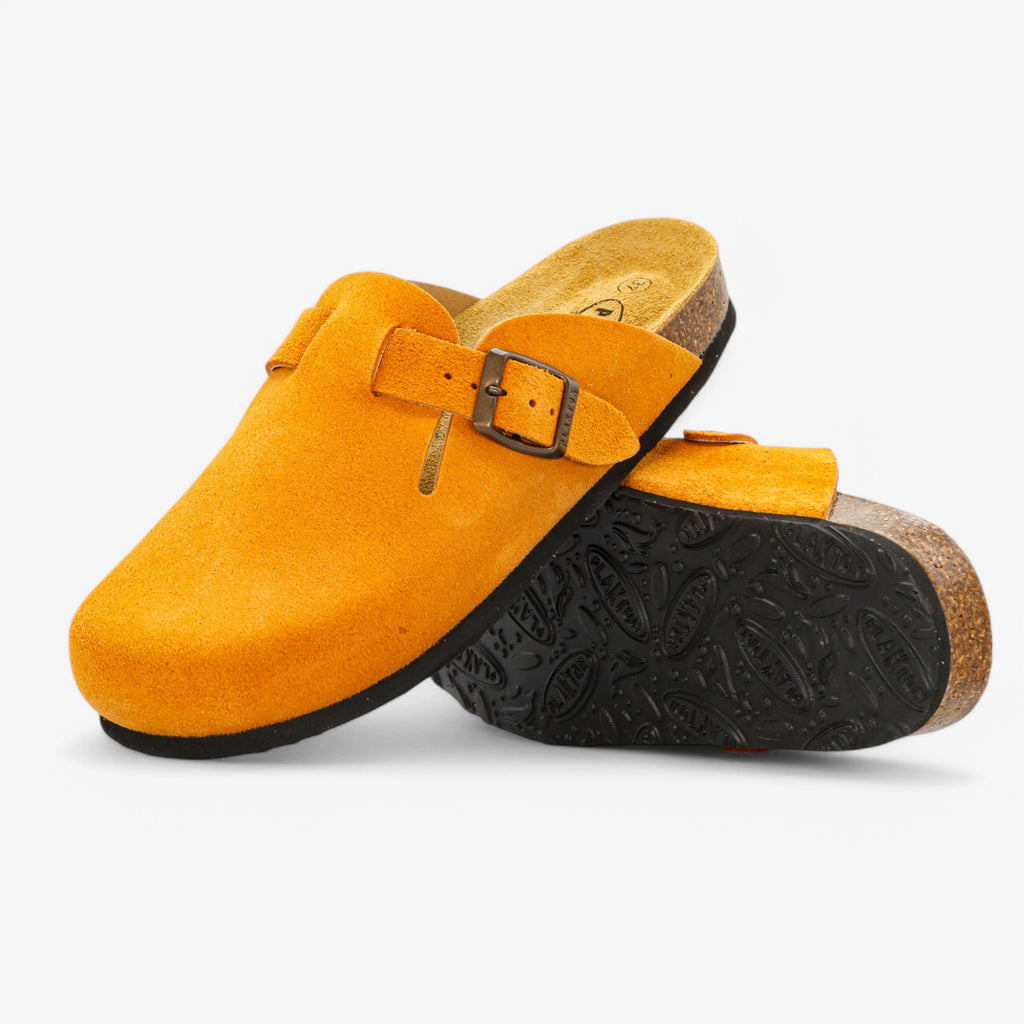 Blogg Womens Clog - Naranja Afelpado (suede)
