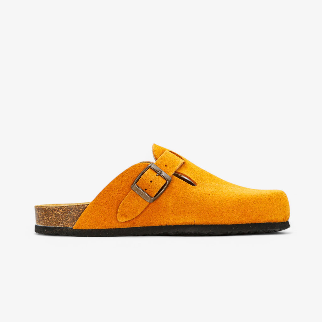 Blogg Womens Clog - Naranja Afelpado (suede)