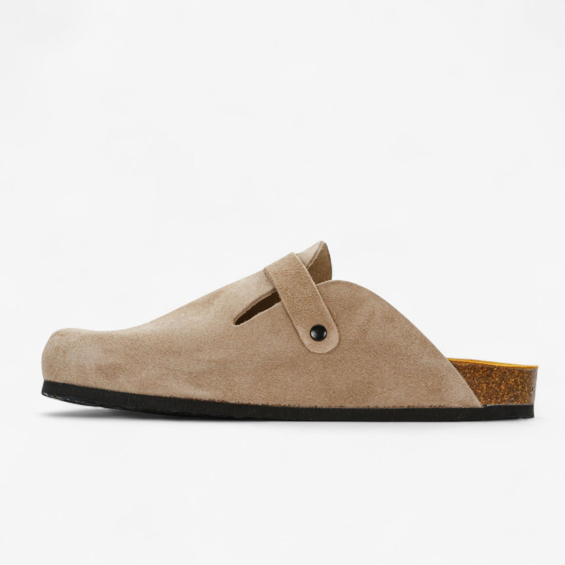 Blog Afelpado Grueso Mens Clog – Piedra image 3