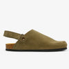 Oslo Mens Clog - Light Kaki Afelpado (suede)