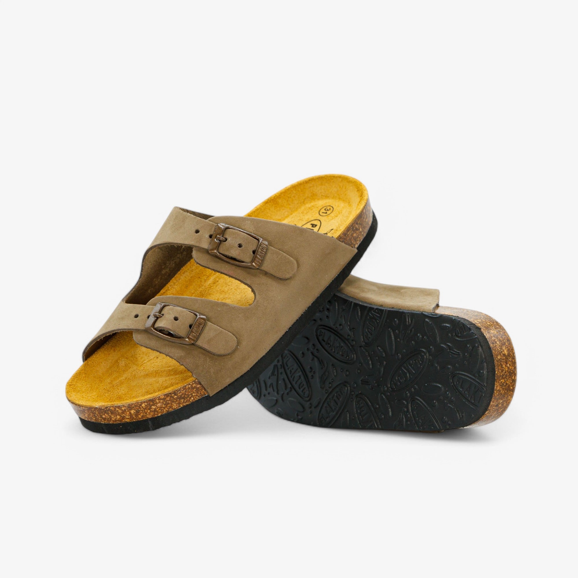 Pluton Nobuck Kids Sandal – Kaki image 1