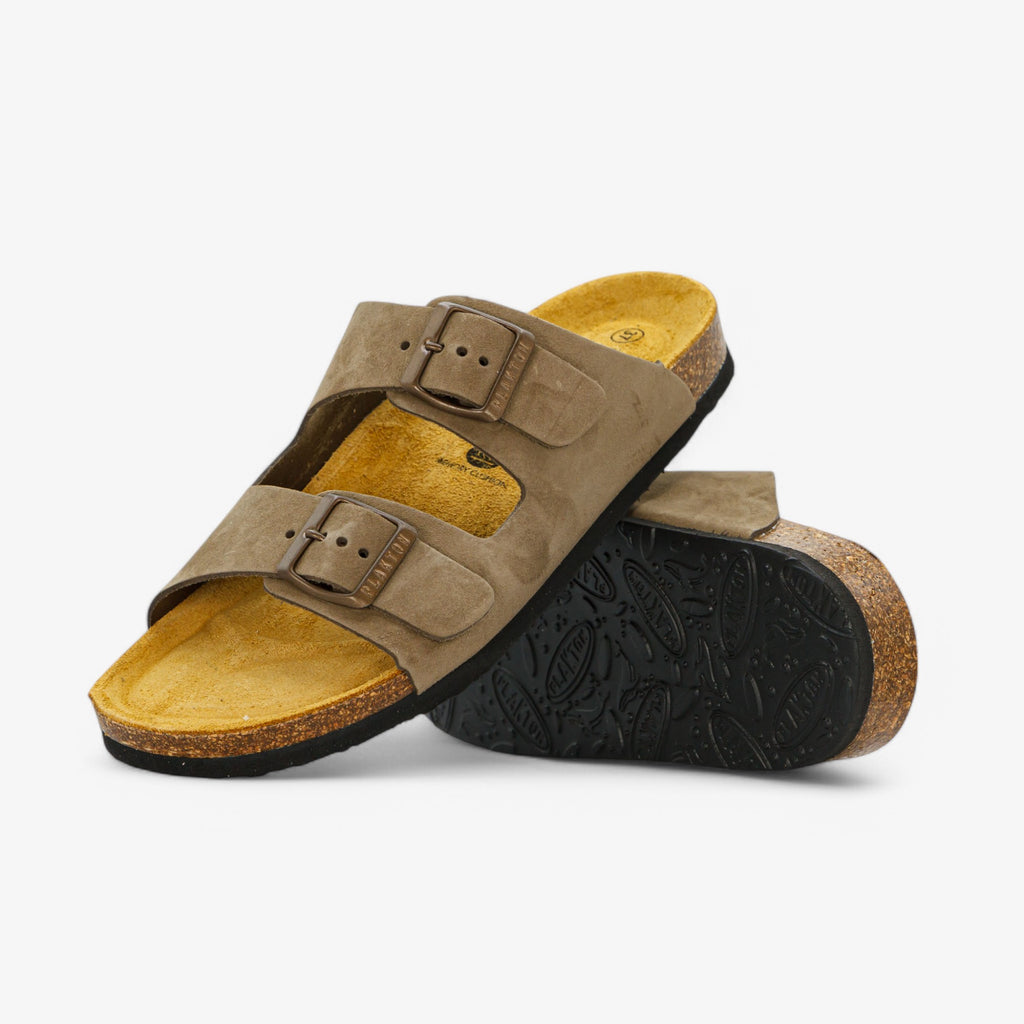Beta Womens Sandal - Kaki Nobuck (nubuck)