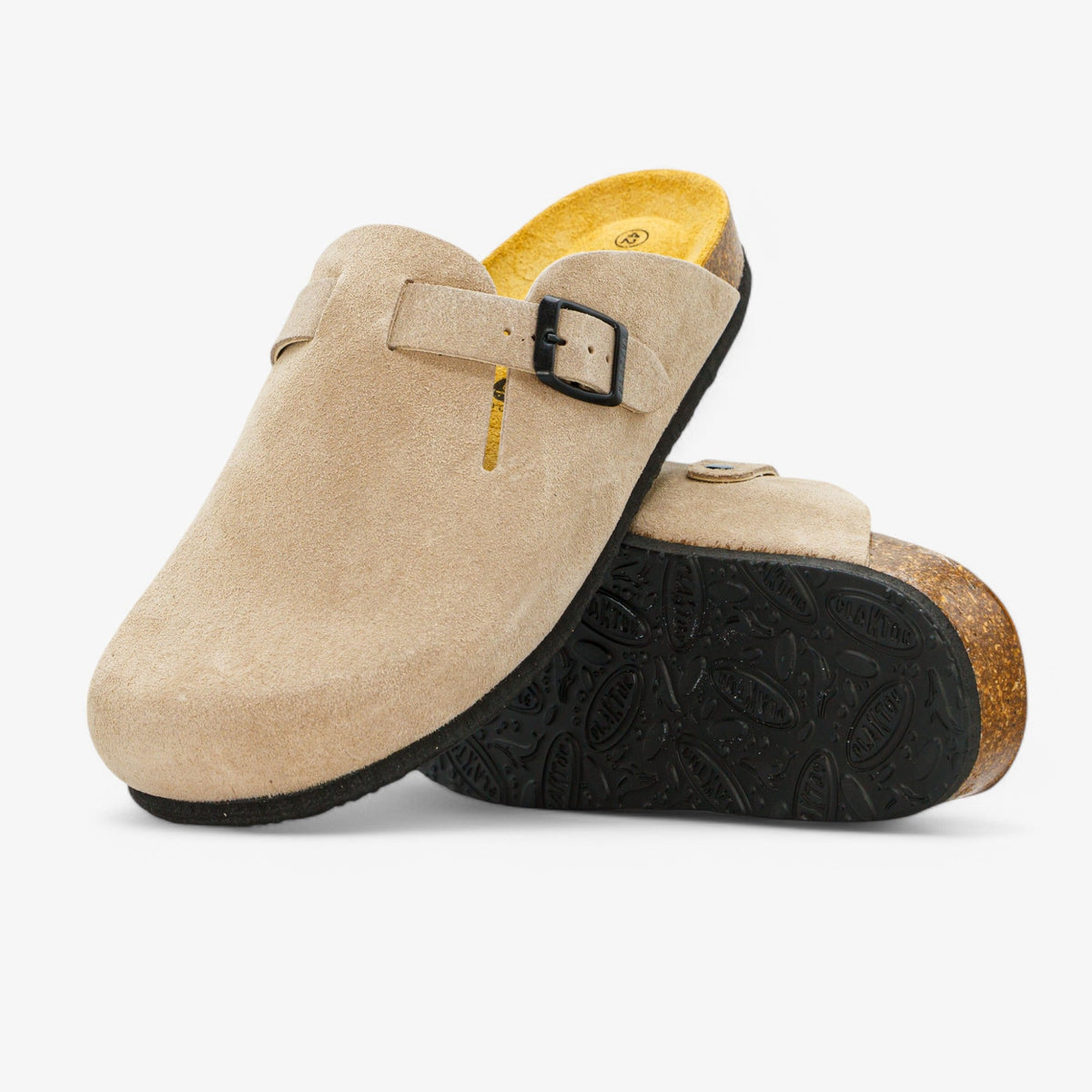Blog Afelpado Mens Clog – Piedra image 1