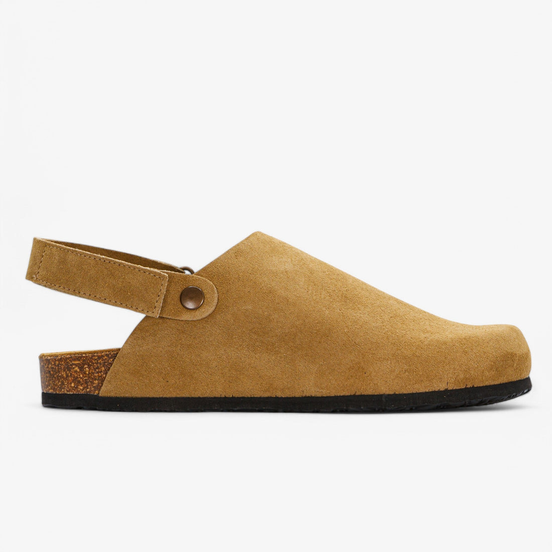 Oslo Afelpado Mens Clog – Tan image 2