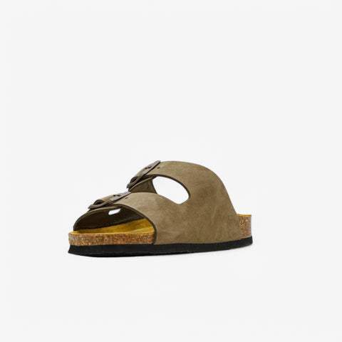 Beta Womens Sandal - Kaki Nobuck (nubuck)