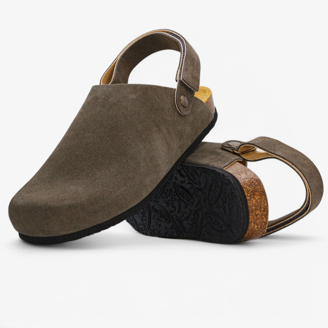 Oslo Afelpado Mens Clog – Castor image 1