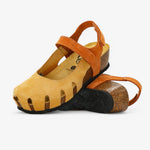Amy Wedge Nobuck Womens Sandal – Melocoton/Teja image 1