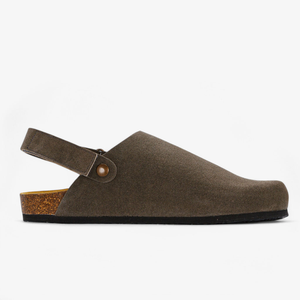 Oslo Mens Clog - Castor Afelpado (suede)
