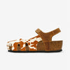 Amy Wedge Womens Sandal - Cow Print/Tan Apure (pony hair)