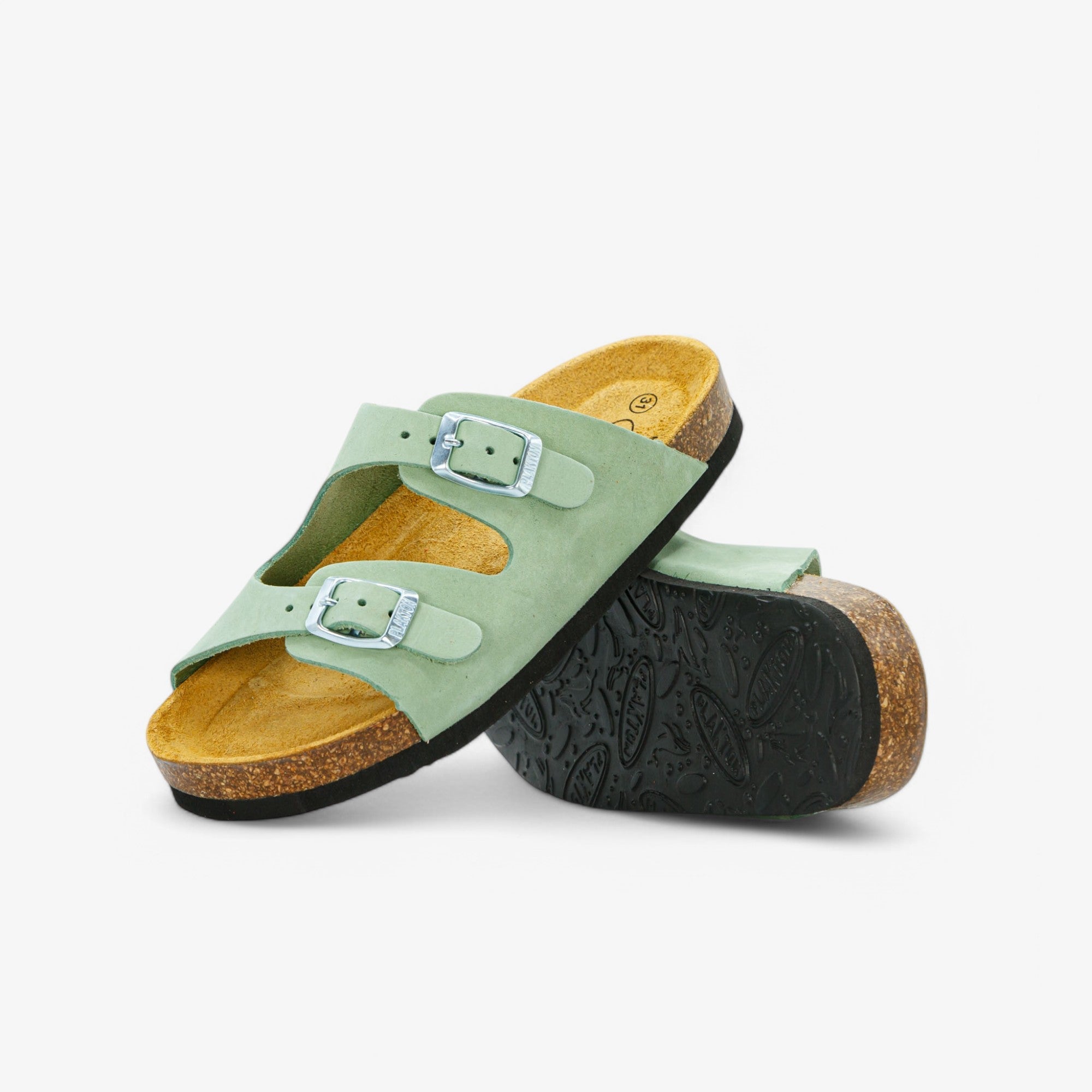 Pluton Nobuck Kids Sandal – Salvia image 1
