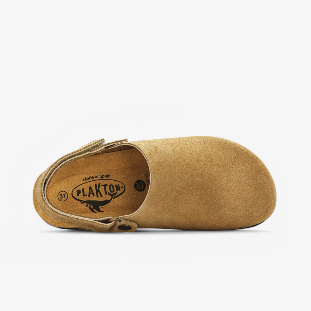 Oslo Womens Clog - Tan Afelpado (suede)