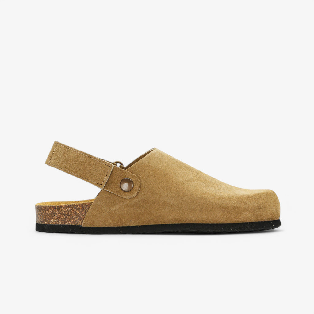 Oslo Womens Clog - Tan Afelpado (suede)