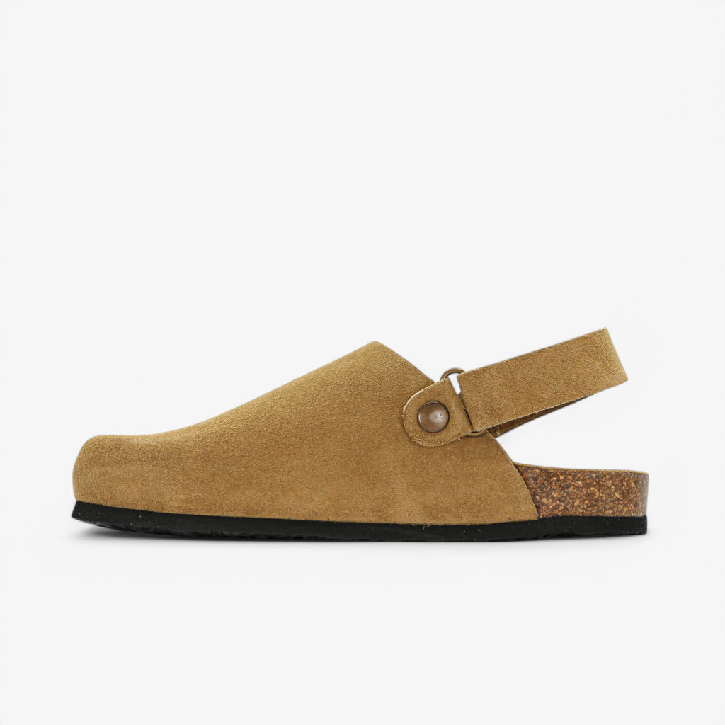 Oslo Womens Clog - Tan Afelpado (suede)